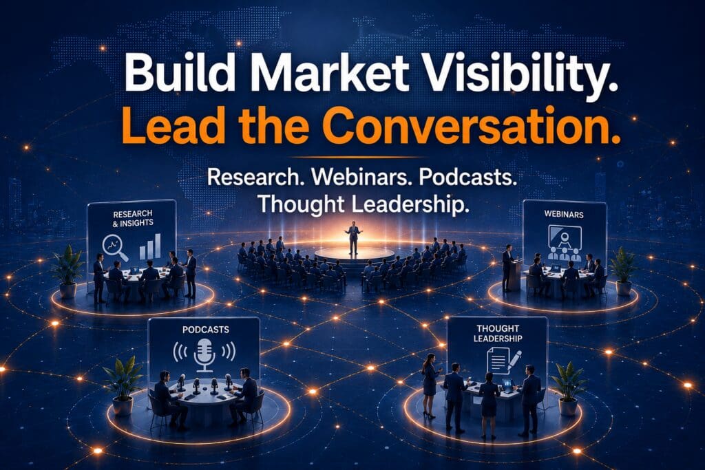 How Supply Chain Technology Providers Can Build Market Visibility With Research, Webinars, Podcasts, And Thought Leadership